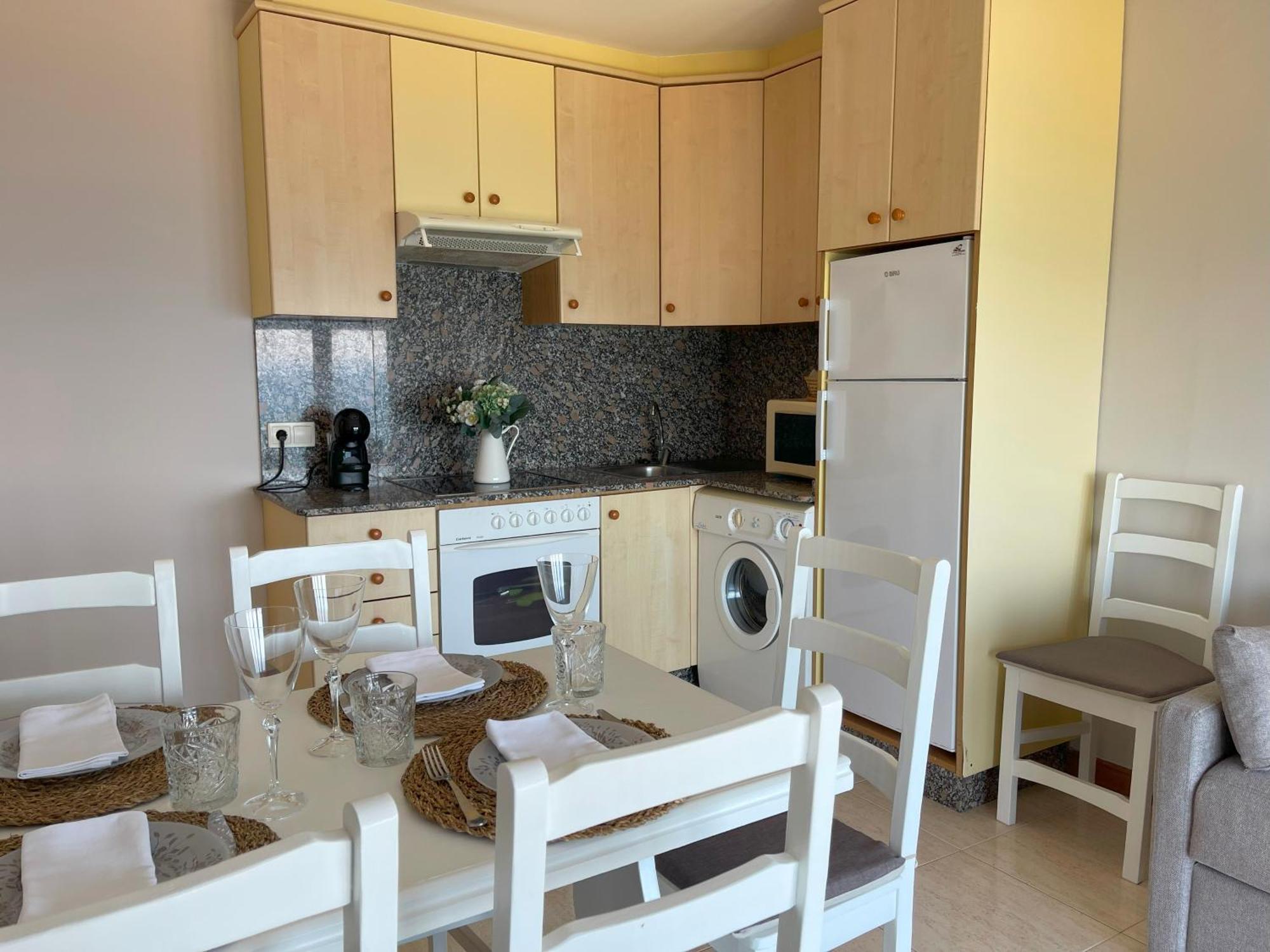 Apartamentos Fontenla-Lanzada Soutullo Bagian luar foto